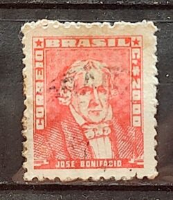 Selo Regular RHM 510b Bisneta Jose Bonifacio 1963 Circulado 3