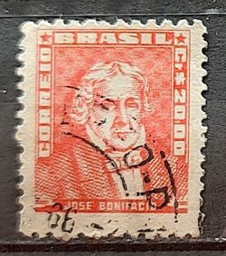 Selo Regular RHM 510b Bisneta Jose Bonifacio 1963 Circulado 4