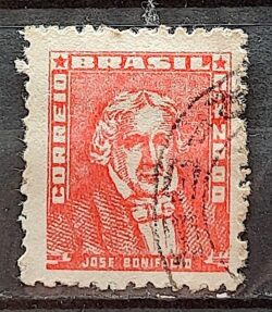 Selo Regular RHM 510b Bisneta Jose Bonifacio 1963 Circulado 6