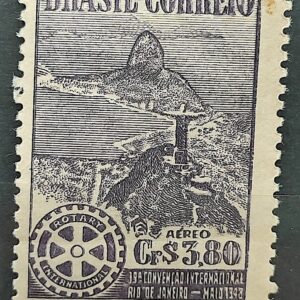 A 64 Selo Aereo Convencao Internacional do Rotary Club Rio de Janeiro 1948