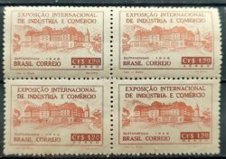 A 65 Selo Exposicao Internacional de Industria e Comercio Economia Mapa Quitandinha 1948 Quadra 2