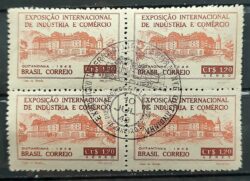 A 65 Selo Exposicao Internacional de Industria e Comercio Economia Mapa Quitandinha 1948 Quadra CBC RJ