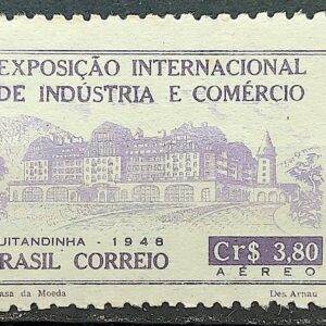 A 66 Selo Exposicao Internacional de Industria e Comercio Economia Mapa Quitandinha 1948