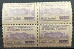 A 66 Selo Exposicao Internacional de Industria e Comercio Economia Mapa Quitandinha 1948 Quadra 1