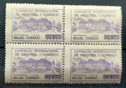 A 66 Selo Exposicao Internacional de Industria e Comercio Economia Mapa Quitandinha 1948 Quadra Variedade