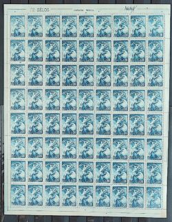 C 229 Selo Conferencia Interamericana Mapa 1947 Folha