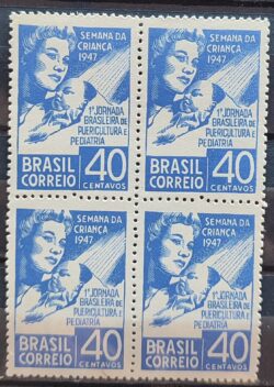 C 234 Selo Semana da Crianca Pediatria Saude 1947 Quadra 2