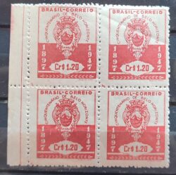 C 236 Selo 50 Anos de Belo Horizonte Brasao 1947 Quadra 2