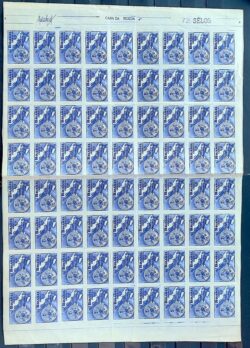 C 246 Selo Forca Aerea Brasileira na Italia Aviao Militar Senta a Pua 1949 Folha 3