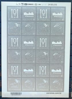 C 3296 Selo Cemiterios do Brasil 2013 Folha