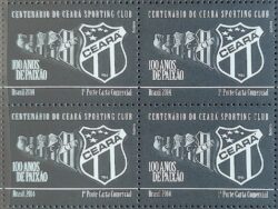 C 3364 Selo Ceara Futebol 2014 Quadra