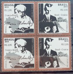 C 3387 Selo Relacoes Diplomaticas Croacia Nikola Tesla Ciencia 2014 Quadra