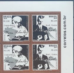 C 3387 Selo Relacoes Diplomaticas Croacia Nikola Tesla Ciencia 2014 Quadra Vinheta Site