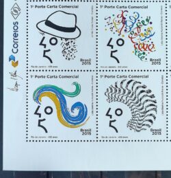 C 3413 Selo 450 Anos Rio de Janeiro 2015 Vinheta Correios