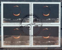 C 3820 Selo Eclipse Solar Sobral Lua Sol 2019 Quadra CBC CE