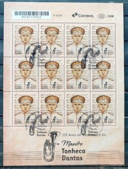 C 3987 Selo Maestro Tonheca Dantas Musica Bombardino 2021 Folha CBC RN