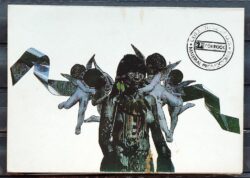 Cartao Boas Festas Indio Anjos