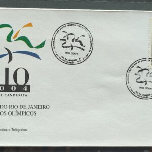 Envelope FDC 689 1997 Candidatura Rio de Janeiro Jogos Olimpicos Olimpiadas CBC RJ 1