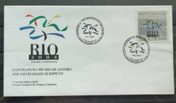 Envelope FDC 689 1997 Candidatura Rio de Janeiro Jogos Olimpicos Olimpiadas CBC RJ 2