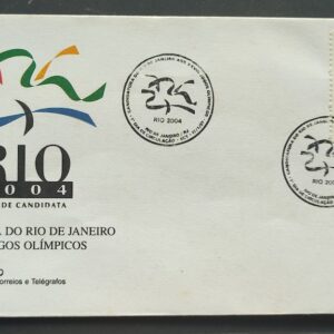 Envelope FDC 689 1997 Candidatura Rio de Janeiro Jogos Olimpicos Olimpiadas CBC RJ 3