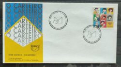 Envelope FDC 690 1997 Serie America Carteiro UPAEP CBC DF 2