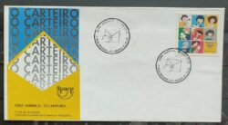 Envelope FDC 690 1997 Serie America Carteiro UPAEP CBC DF 6