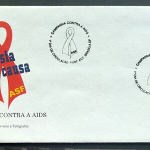 Envelope FDC 695 1997 Campanha Contra a AIDS Saude CBC DF 1