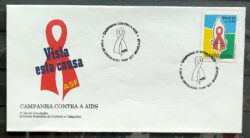 Envelope FDC 695 1997 Campanha Contra a AIDS Saude CBC DF 2