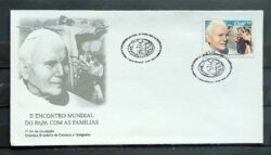 Envelope FDC 697 1997 Papa Joao Paulo II Religiao CBC RJ 1