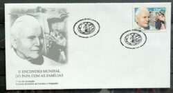 Envelope FDC 697 1997 Papa Joao Paulo II Religiao CBC RJ 2