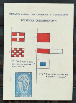 FO 19 1965 Folhinha Centenario Batalha Naval Riachuelo Militar 2