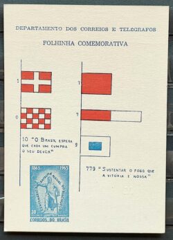 FO 19 1965 Folhinha Centenario Batalha Naval Riachuelo Militar 3