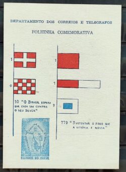 FO 19 1965 Folhinha Centenario Batalha Naval Riachuelo Militar 4
