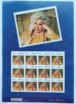 SI 23 Selo Institucional Alcione 50 Anos de Carreira Musica Mulher 2024 Folha