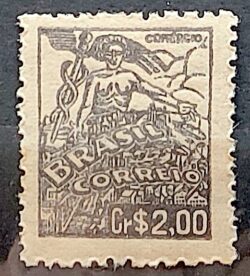 Selo Regular RHM 472 Netinha Comercio CrS 2p00 Filigrana Q 1948