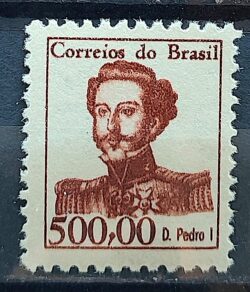 Selo Regular RHM 524 Vultos Celebres Dom Pedro Monarquia 1965