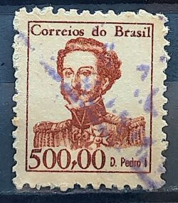 Selo Regular RHM 524 Vultos Celebres Dom Pedro Monarquia 1965 Circulado 1