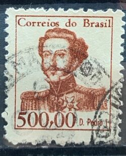 Selo Regular RHM 524 Vultos Celebres Dom Pedro Monarquia 1965 Circulado 3