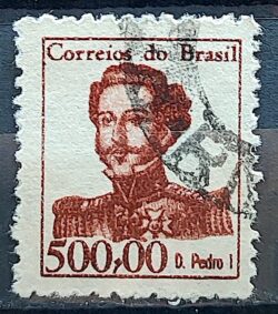 Selo Regular RHM 524 Vultos Celebres Dom Pedro Monarquia 1965 Circulado 4