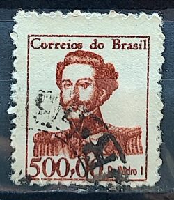Selo Regular RHM 524 Vultos Celebres Dom Pedro Monarquia 1965 Circulado 7