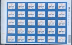 Selo Regular RHM 862 Banco Postal Economia Dinheiro 2012 Folha