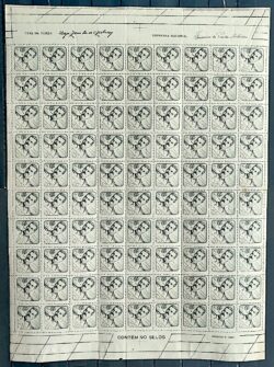 C 212 Selo Almirante Saldanha da Gama Militar 1946 Folha 1