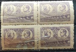 C 213 Selo Ponte Uruguaiana Paso de los Libres Argentina Getulio Vargas 1946 Quadra 1