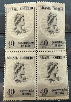 C 223 Selo Promulgacao da Constituicao Direito Justica 1946 Quadra 1