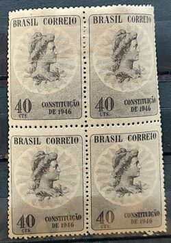 C 223 Selo Promulgacao da Constituicao Direito Justica 1946 Quadra 2