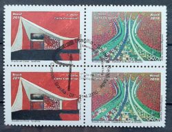 C 2958 Selo Brasilia Igrejinha Catedral 2010 Quadra CBC DF