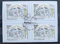 C 3051 Selo Religiao Natal Presepio 2010 Quadra CBC SP