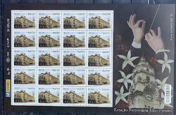 C 3086 Selo Estacao Ferroviaria Julio Prestes Trem 2011 Folha