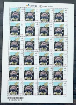 C 3797 Selo Museu Nacional do Rio de Janeiro Mercosul 2018 Folha