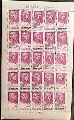 C 505 Selo Visconde de Maua Empresario Economia 1963 Folha